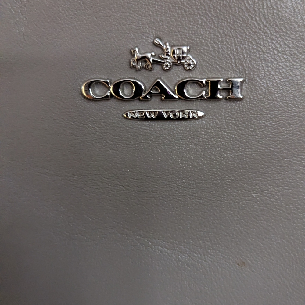 Coach Gray Leather Crossbody Bag - Picture 2 of 7